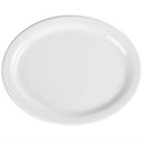 Assiettes ovales blanches Olympia 250mm (lot de 6)